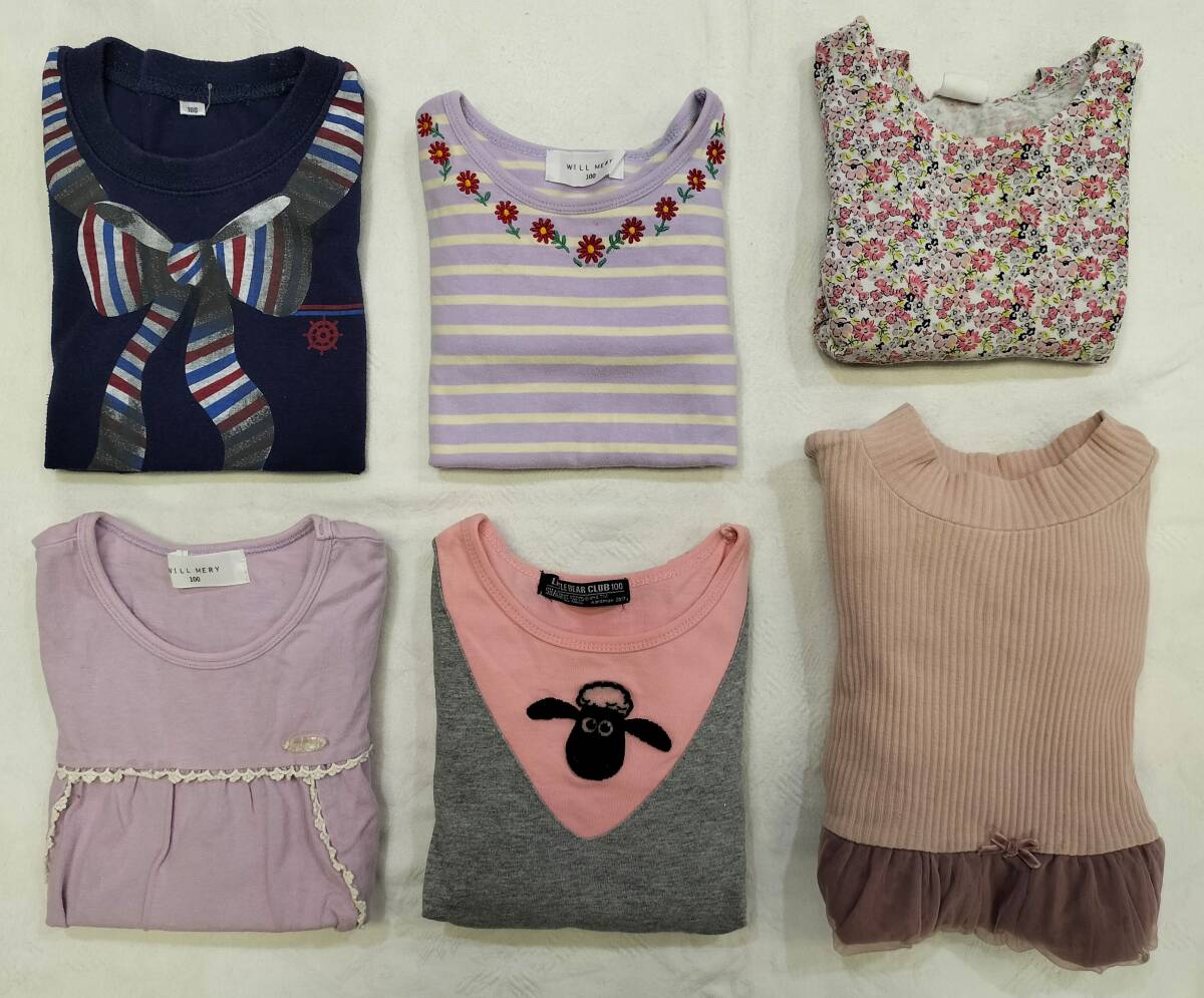 佐川発送 お買い得品 女の子用子供服6点まとめ売りセット 100サイズ トップス ワンピース 01拍卖