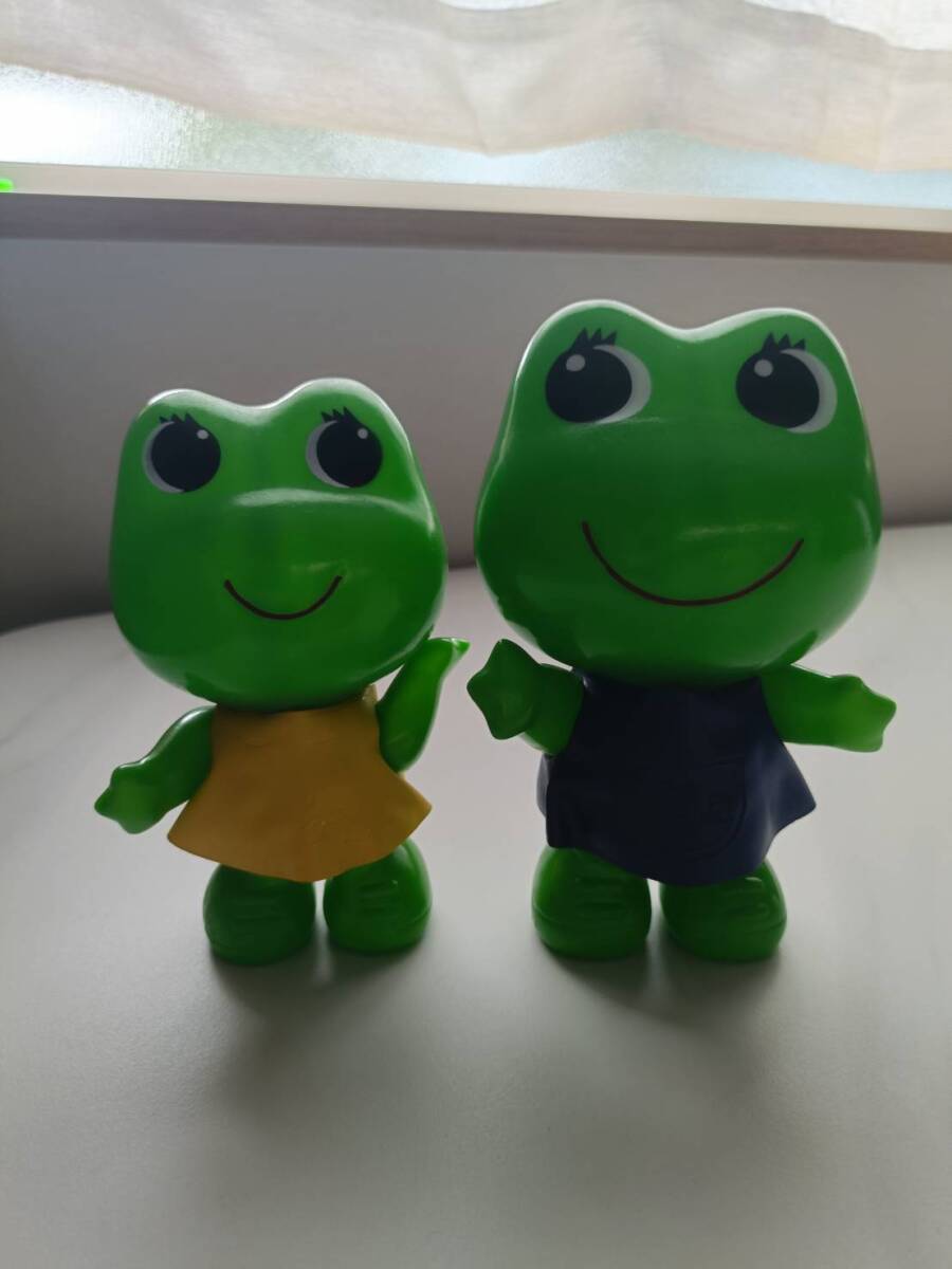 ケロヨン ケロ コロ ペア ソフビ 人形拍卖