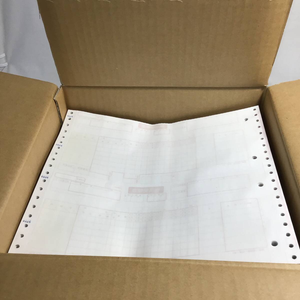 履物統一伝票「コンピュータ用(1箱)」4枚複写(1000セット) 日本靴卸団体連合会取り扱い商品拍卖