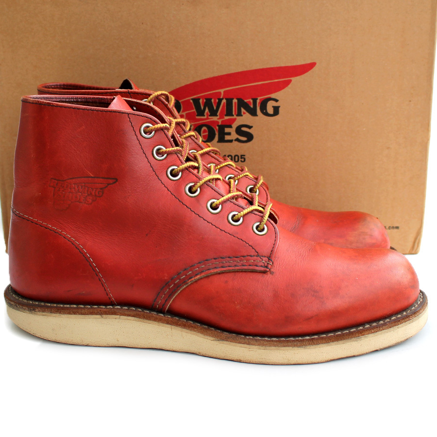 RED WING SHOES☆8166 US7=25 6inch CLASSIC ROUND アイリッシュセッター オロラセット メンズ レッドウィング USA製 p i-1526拍卖