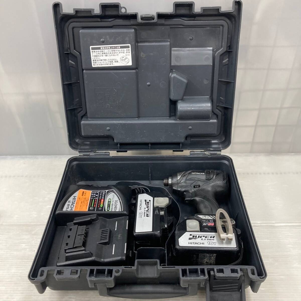 【中古品】【0924】HiKOKI(旧日立工機) コードレスインパクトドライバ WH18DBAL2(2LSCK)(B) ITTNN3QVV40M拍卖