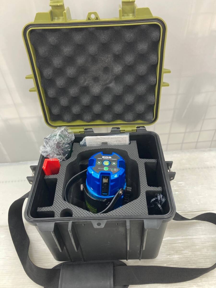 【中古品】【0924】ムラテックKDS ミントグリーン レーザー墨出器 本体のみ RGL-601 ITK0XIYY35FW拍卖