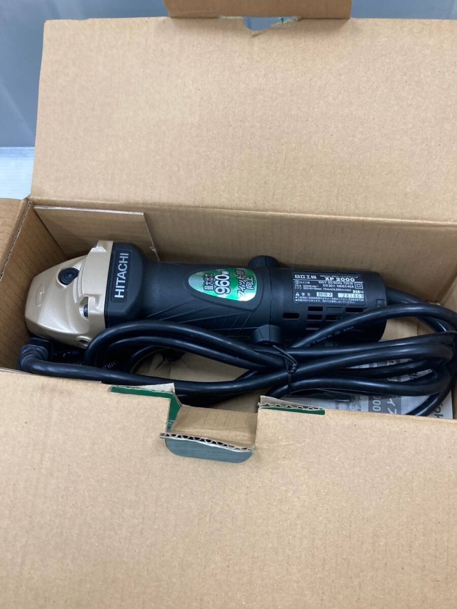【未使用品】【0924】★HiKOKI(ハイコーキ) 100㎜電気ディスクグラインダ XP2000 ITPB1K6BBC00拍卖