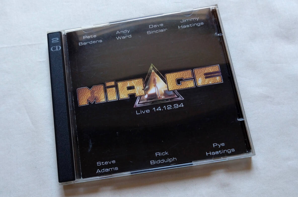 【AUT/2CD】MIRAGE/ミラージュ『LIVE 14th December 1994』MM001CD■オーストリア盤/送料込/ピーター・バーデンス/ワード/カンタベリー■拍卖