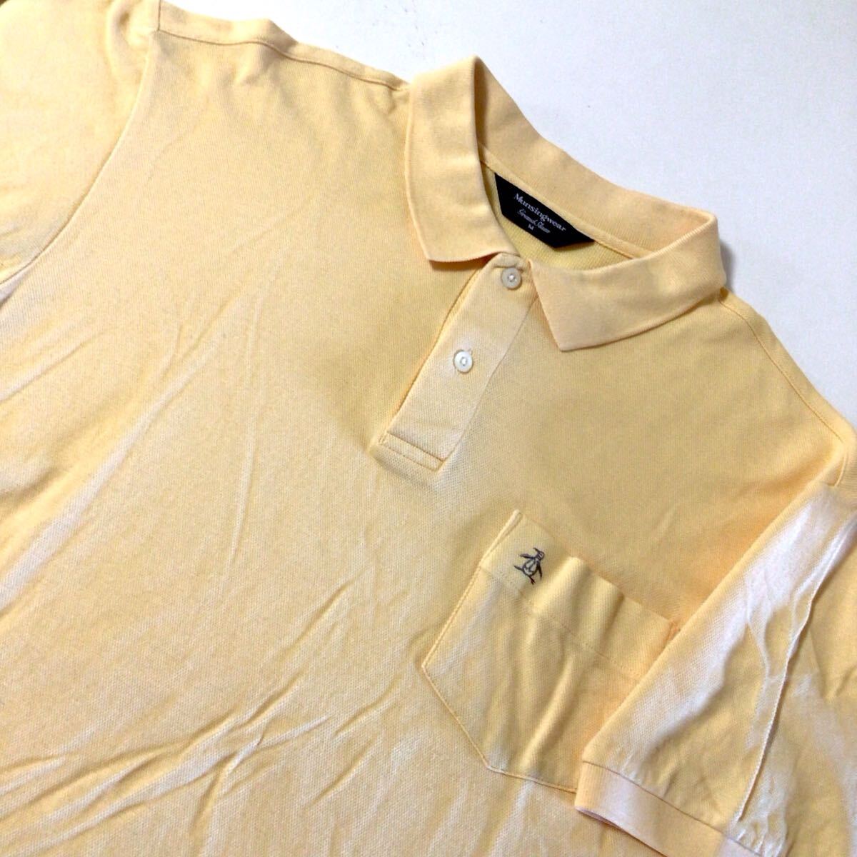 Munsingwear/マンシングウェア☆半袖☆ポロシャツ☆ペンギン刺繍/トップス/ジャケット/ゴルフウェア/ベージュ/M拍卖