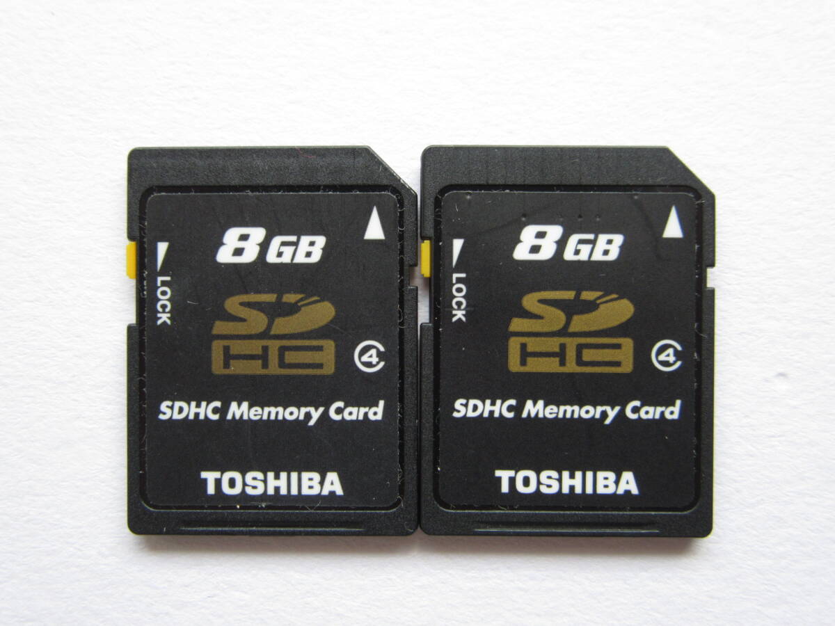 TOSHIBA SDHC Memory Card SD-K08G 8GB MADE IN JAPAN 東芝 SDカード 日本製 送料込拍卖