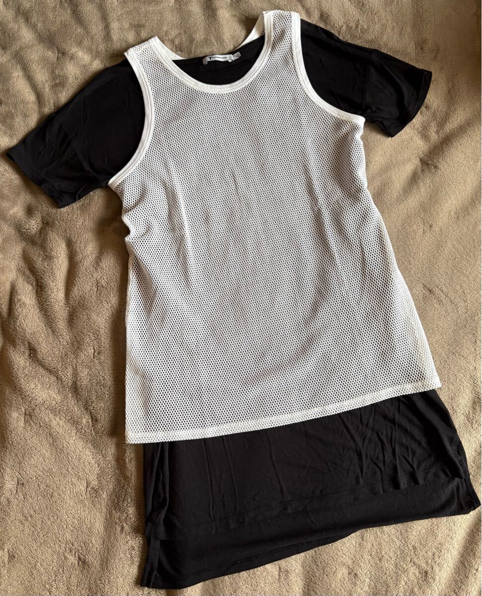 ◇新品タグ付き◇N°21ヌメロヴェントゥーノ メッシュ タンクトップ ホワイト 38◇レディース ノースリーブ トップス タンクトップ◇拍卖