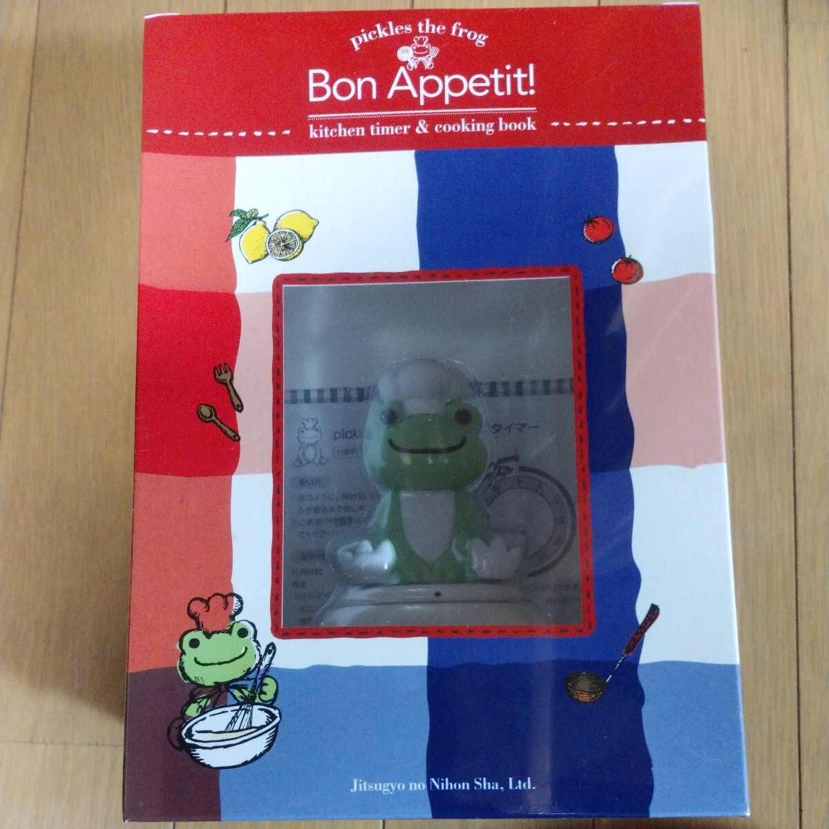 ピクルス・ザ・フロッグ ボナペティ! キッチンタイマー付き クッキングブック かえるのピクルス 新品未開封 即決 3,800円+税拍卖