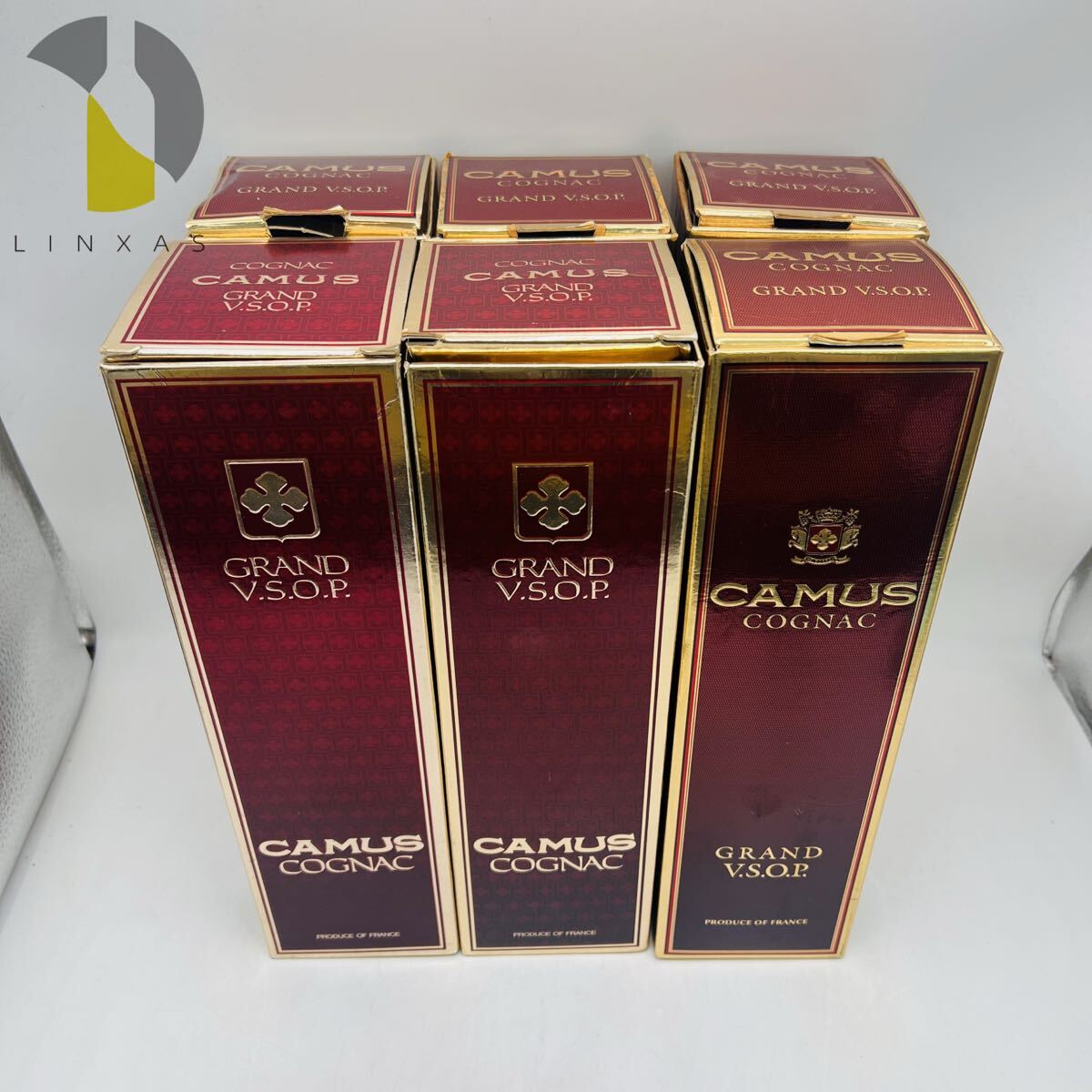 【未開栓】CAMUS カミュ グランド VSOP COGNAC 6本セット まとめ売り 古酒 700ml 40% 箱付 AC0002545226拍卖