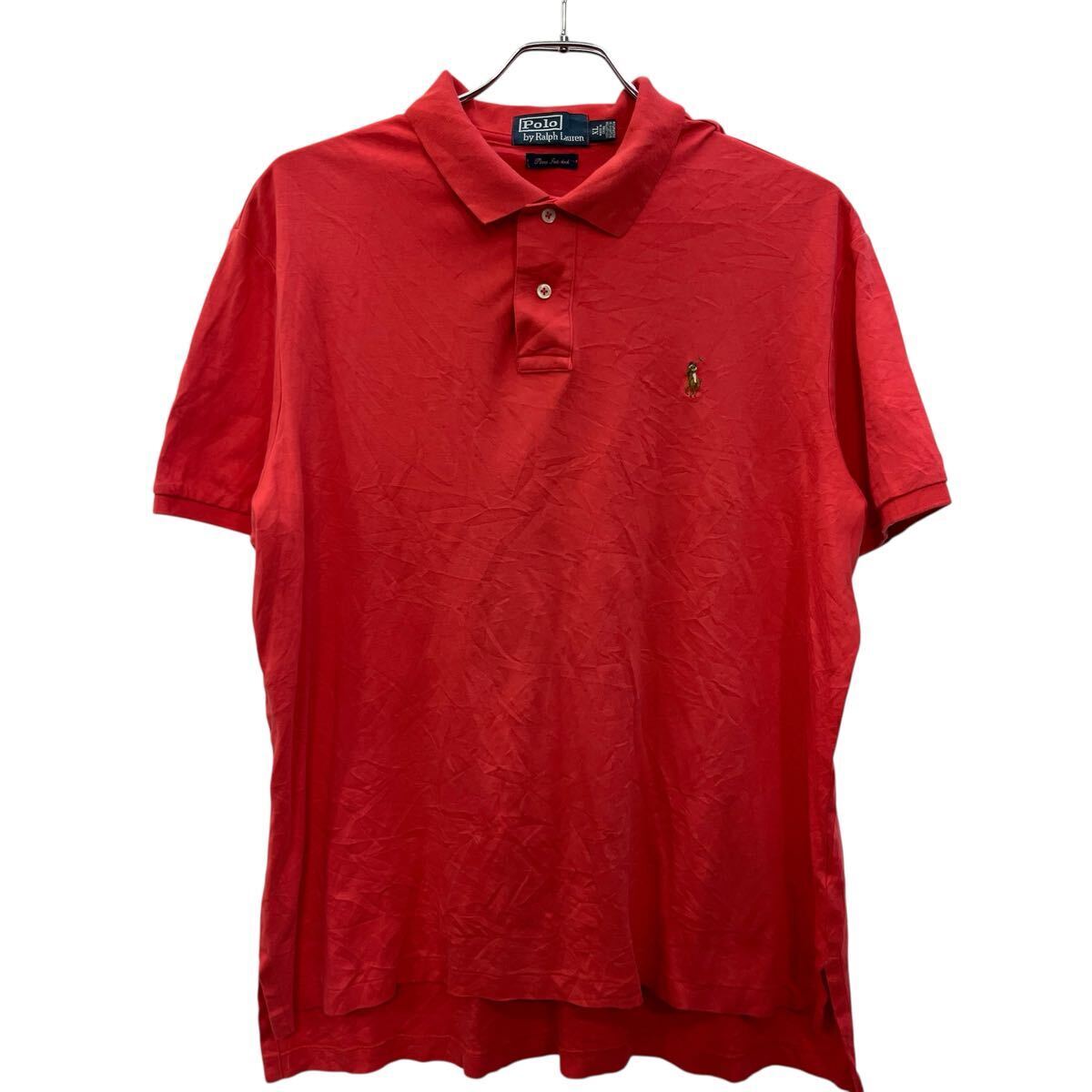 POLO RALPH LAUREN 半袖 ポロシャツ XL レッド ポロラルフローレン 古着卸 アメリカ仕入 a707-5480拍卖