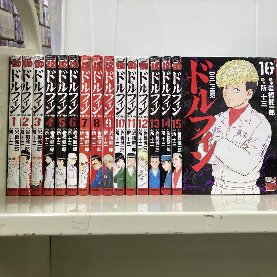 【漫画喫茶落ち】続刊 ドルフィン 1から16巻セット 所十三 岩橋健一郎拍卖