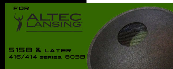 ◎Altec 専用センターキャップ.ALT-DC/2p BB~【黒色水性ボンド付属】515B以降,414,416 全種,803B ★送料込み拍卖