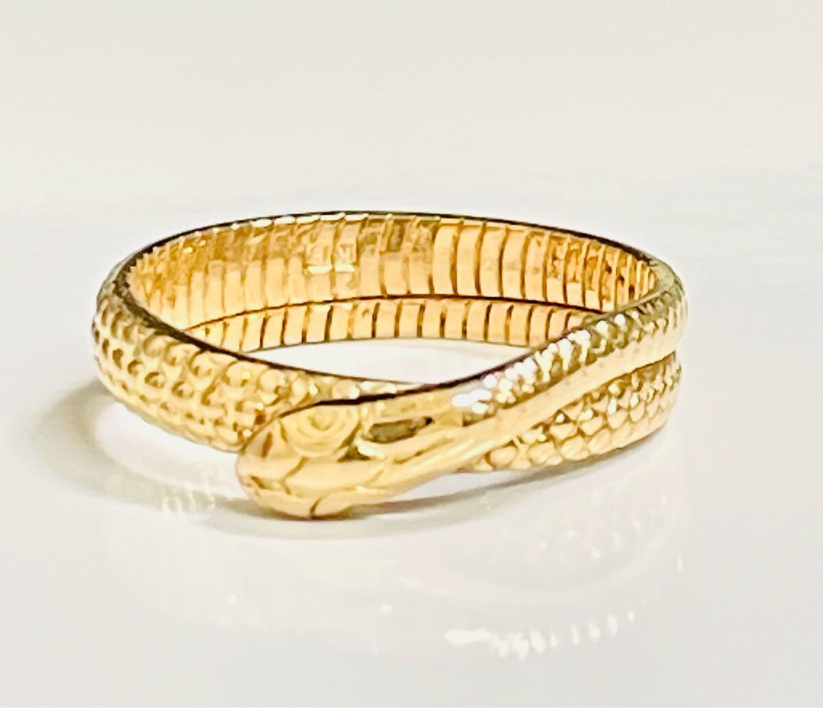 ☆K18 スネークリング 11号☆拍卖