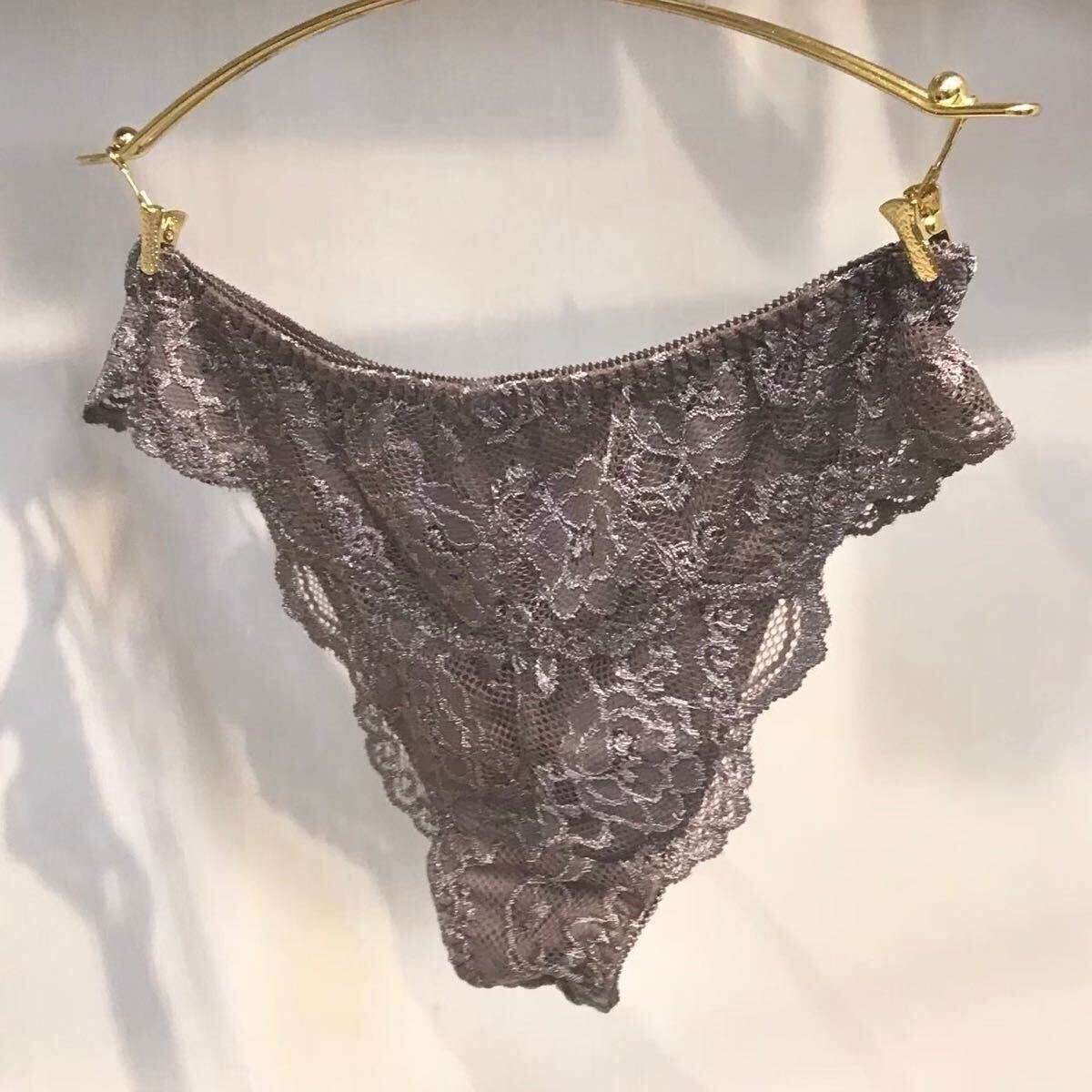 新品 SALE Mサイズ ショーツ 綺麗 タンガ フィラメージュ レディース スモークブラウン拍卖