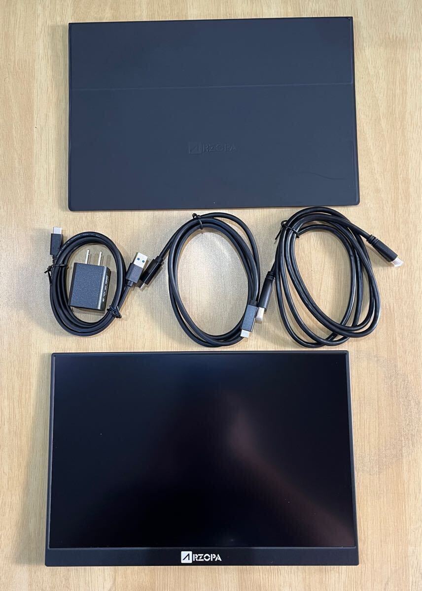 【中古】動作確認済み ARZOPA A1 GAMUT MINI 2K モバイルモニター PORTABLE MONITOR モバイルモニター 約13.3インチ 送料無料 元箱なし02拍卖