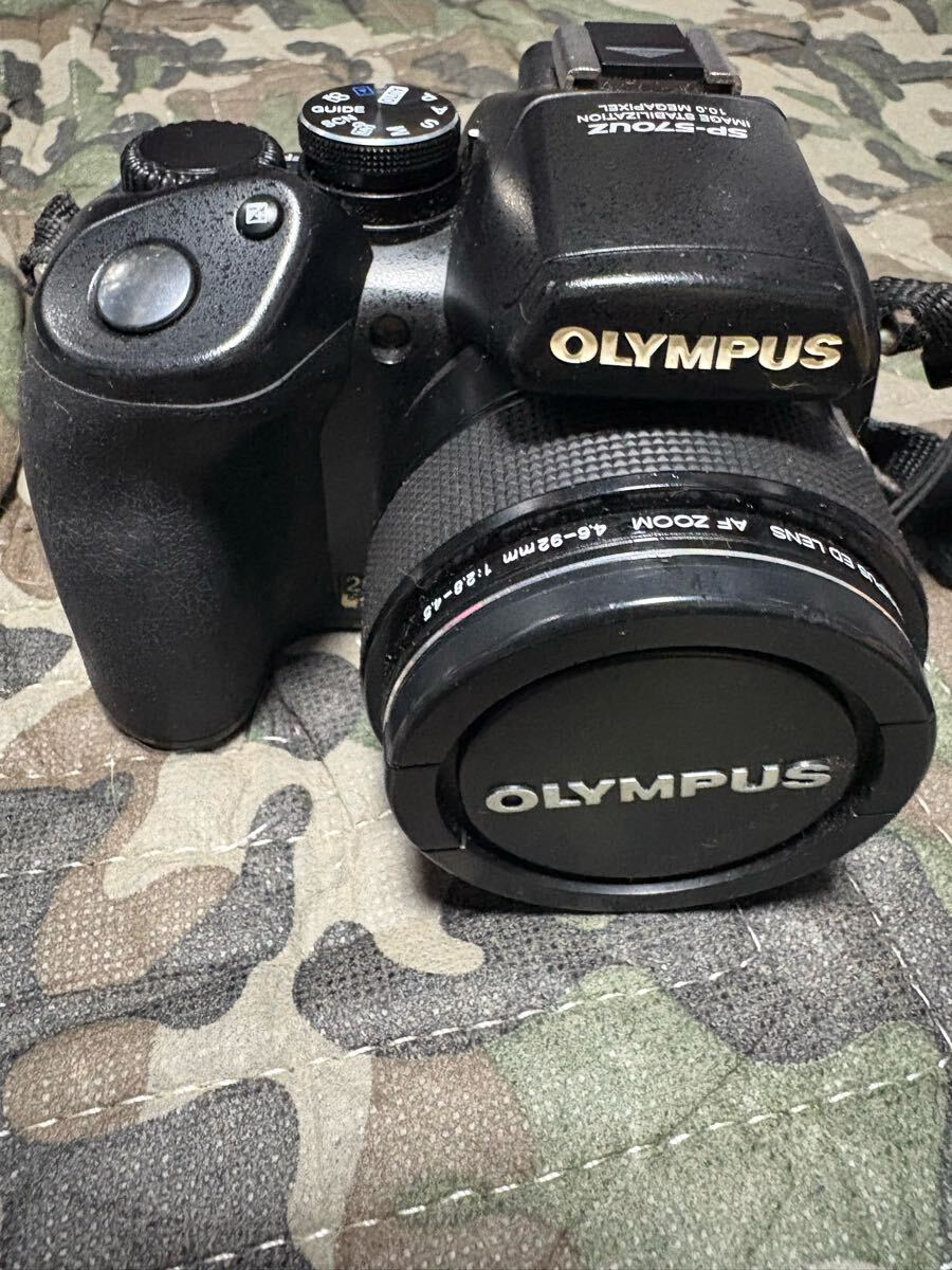 中古 デジタルカメラ OLYMPUS SP-570UZ 動作確認済 ケース付拍卖