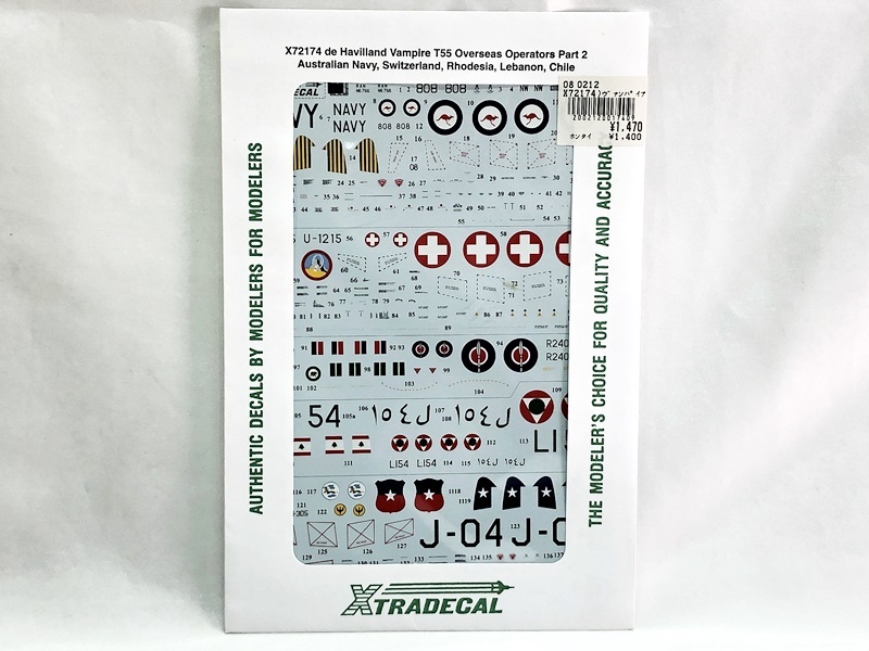 XTRADECAL ヴァンパイア X72174 デカール デカール 同梱OK ★M拍卖