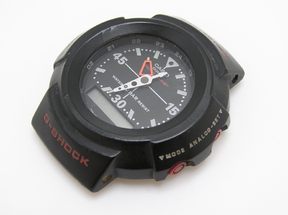 1円★ハローカメラ★ 7679 CASIO カシオ G-SHOCK AW-500 クォーツ デジアナ 20BAR 腕時計 ジャンク 要修理 メンズ拍卖