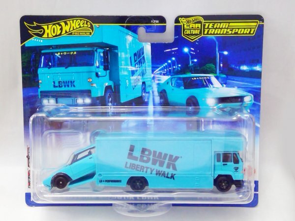 【SQ036】未開封 ホットウィール NISSAN SKYLINE 2000GT-R LBWK 日産 スカイライン / FLEET FLYER チームトランスポート リバティウォーク拍卖