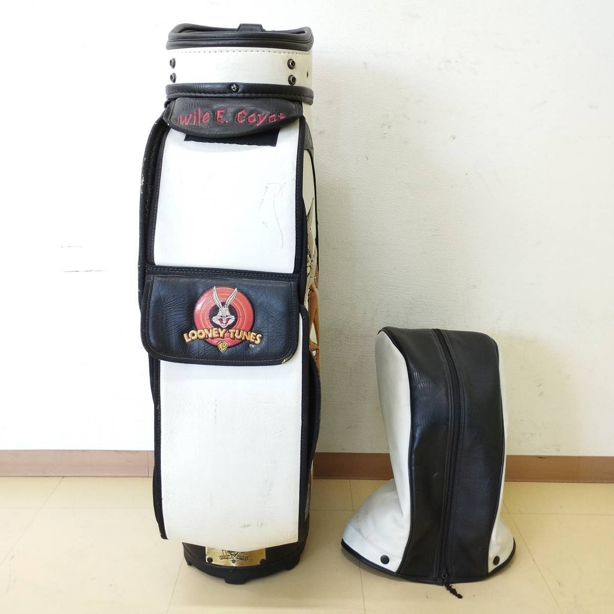 25名/A044387-1/IM5000/V082-519/【名古屋】LOONEY TUNES ルーニーテューンズ バックスバニー キャディバッグ ゴルフバッグ拍卖
