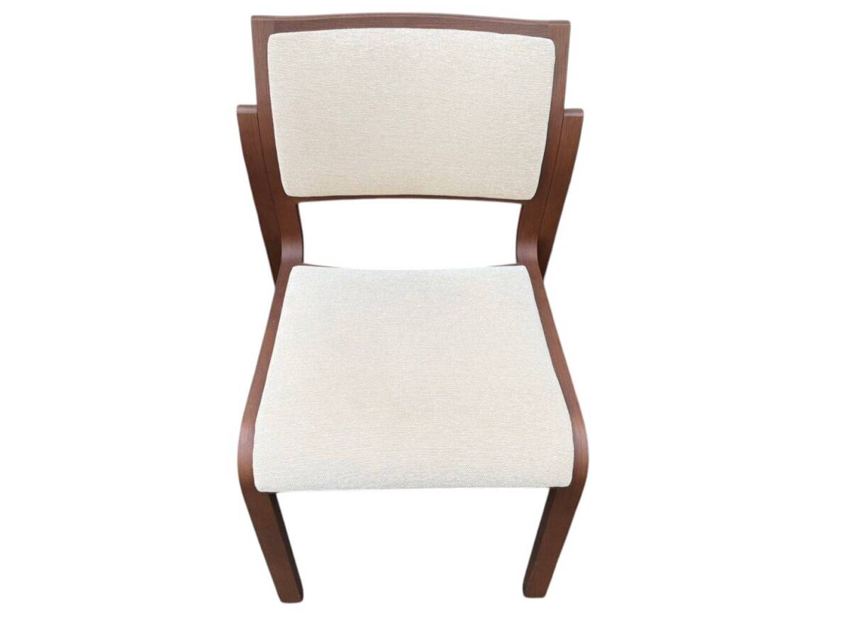 arfrex アルフレックス★川上元美★NU★モダン★ダイニングチェア★スタッキング★ウォールナット★②拍卖