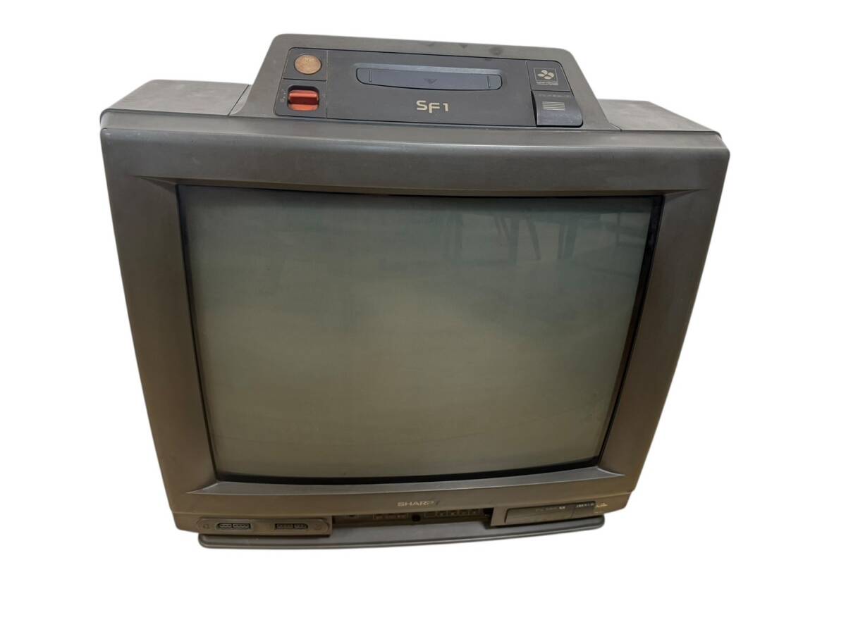 現状品・希少 SHARP/シャープ 21G-SF1 エスエフワン スーパーファミコン内臓テレビ 任天堂 ゲーム機拍卖