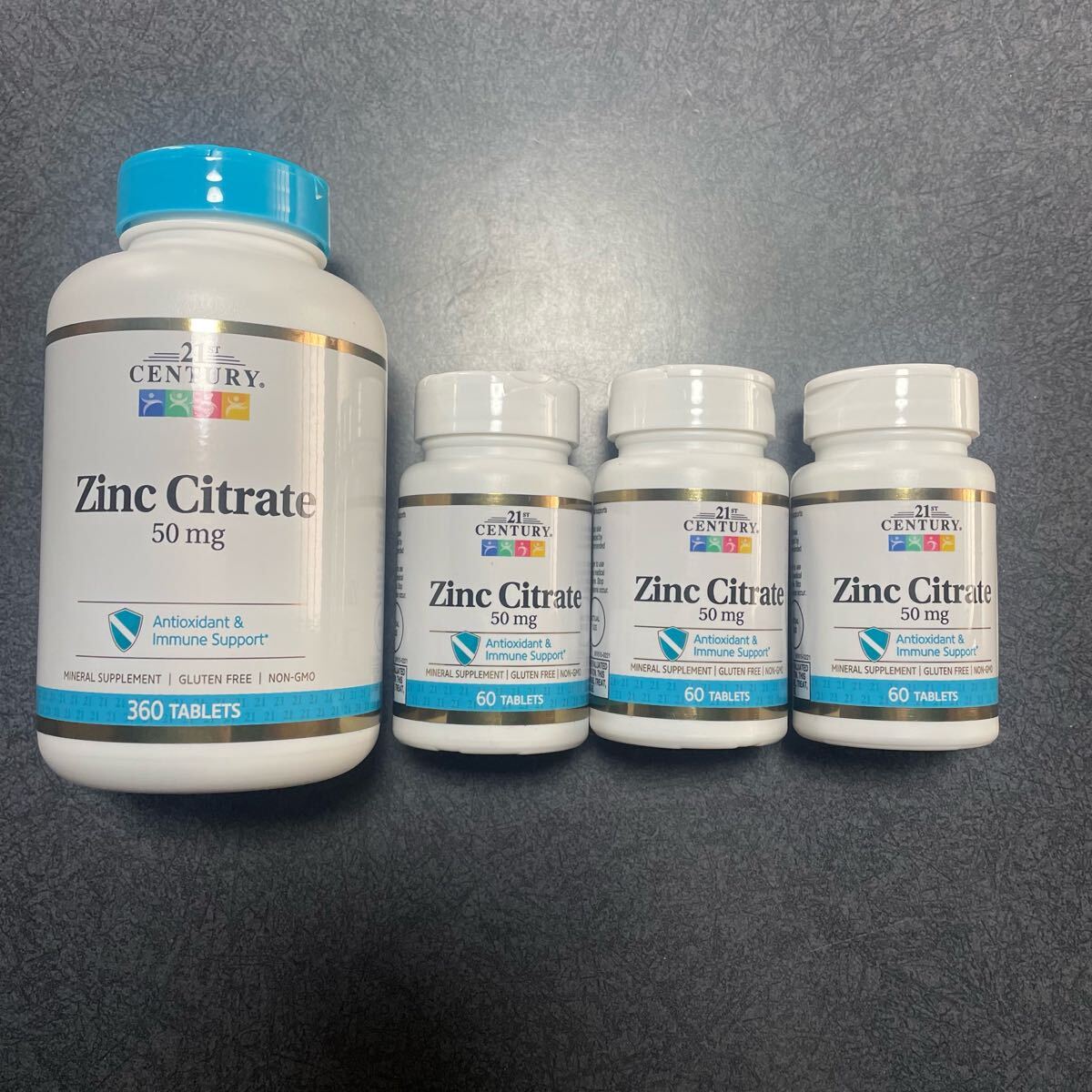 新品 亜鉛 50mg タブレット 540粒 サプリメント ミネラル 21st century拍卖