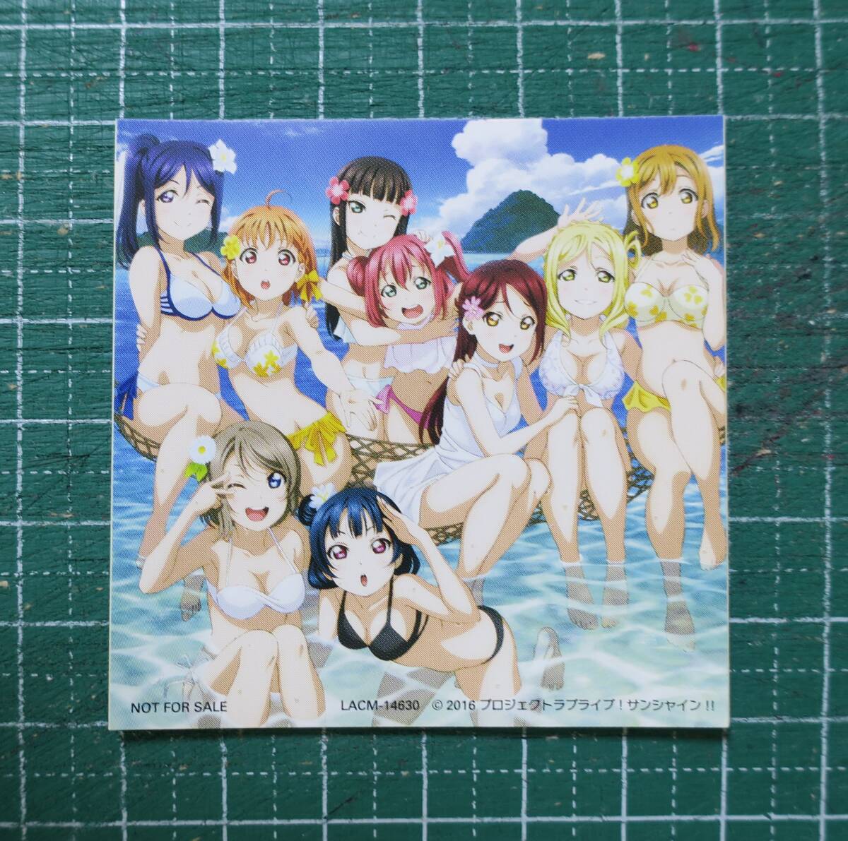 Aqoursラブライブ!サンシャイン!!デュオトリオコレクションCD VOL.1~SUMMER VACATION~封入特典ジャケットイラストシール水着ステッカー拍卖