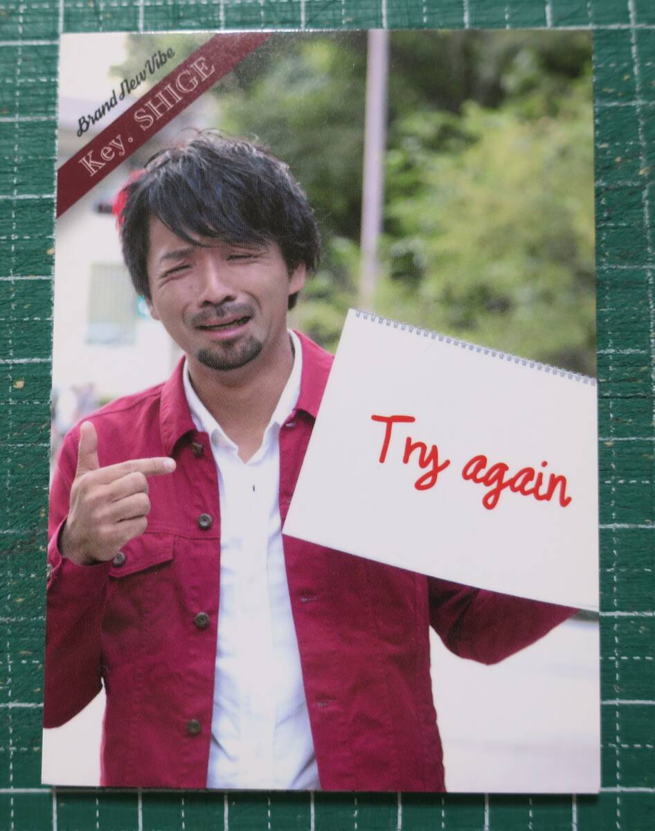 Brand New Vibe初回封入特典Silent Snow/iCEトレカSHIGE広重和俊トレーディングカードTry againブランニュー・バイブ拍卖