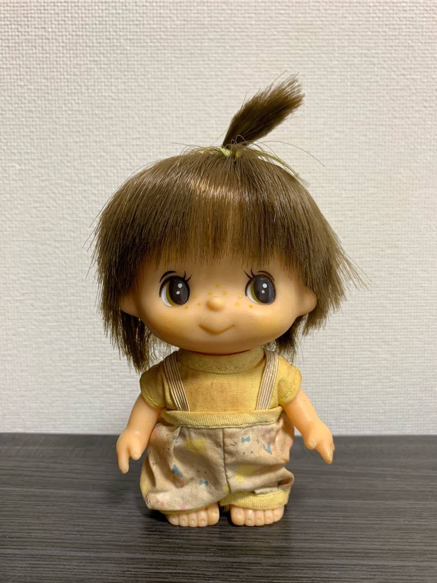 昭和レトロ 当時物 アンティーク ヴィンテージ ソフビ 人形 高さ約12cm拍卖