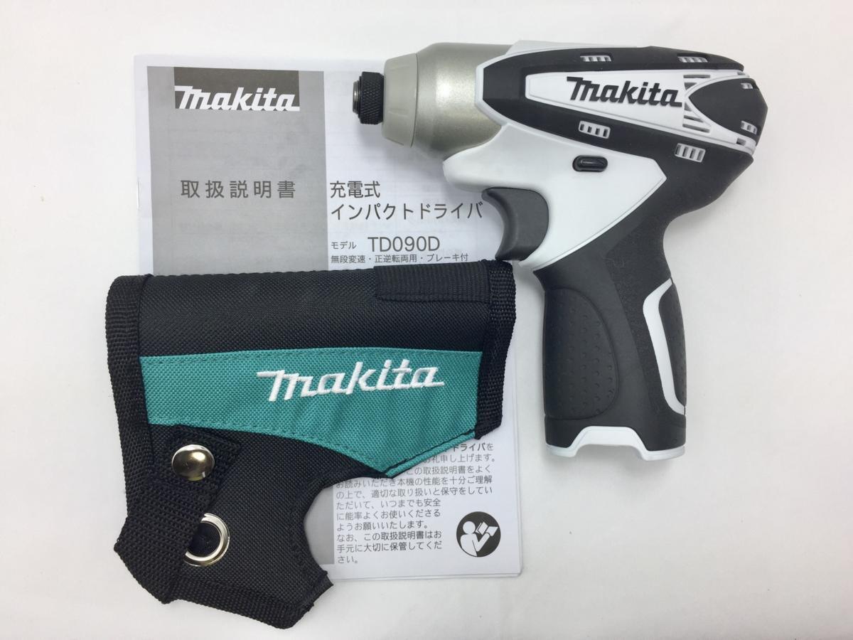 新品 マキタ TD090DZ 白 本体のみ 10.8V 充電式インパクトドライバ + ホルスタ 未使用 ( TD090D ホワイト 未使用品 の 本体 ホルスター )拍卖