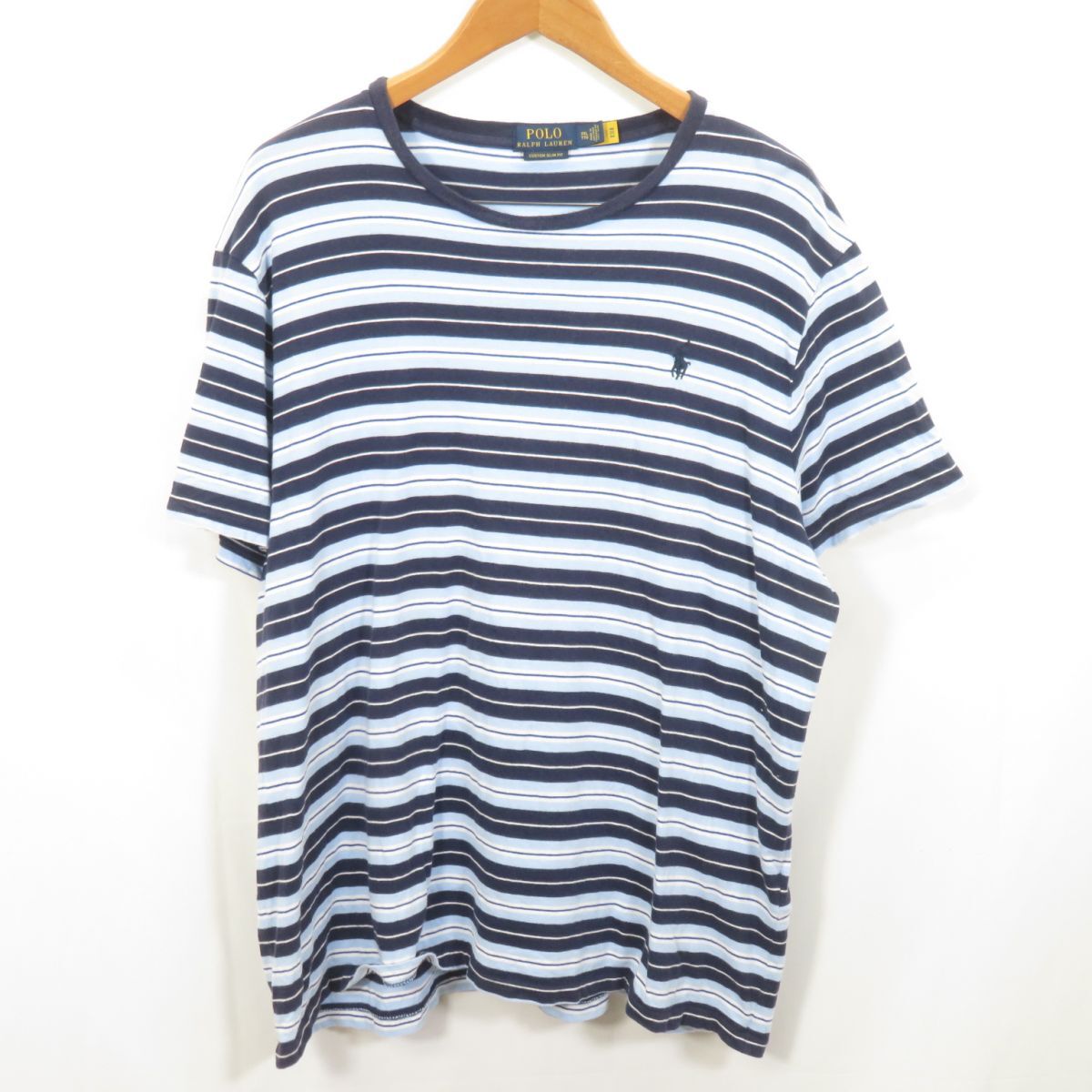 POLO RALPH LAUREN ボーダー Tシャツ sizeXXL/ラルフローレン 0703拍卖