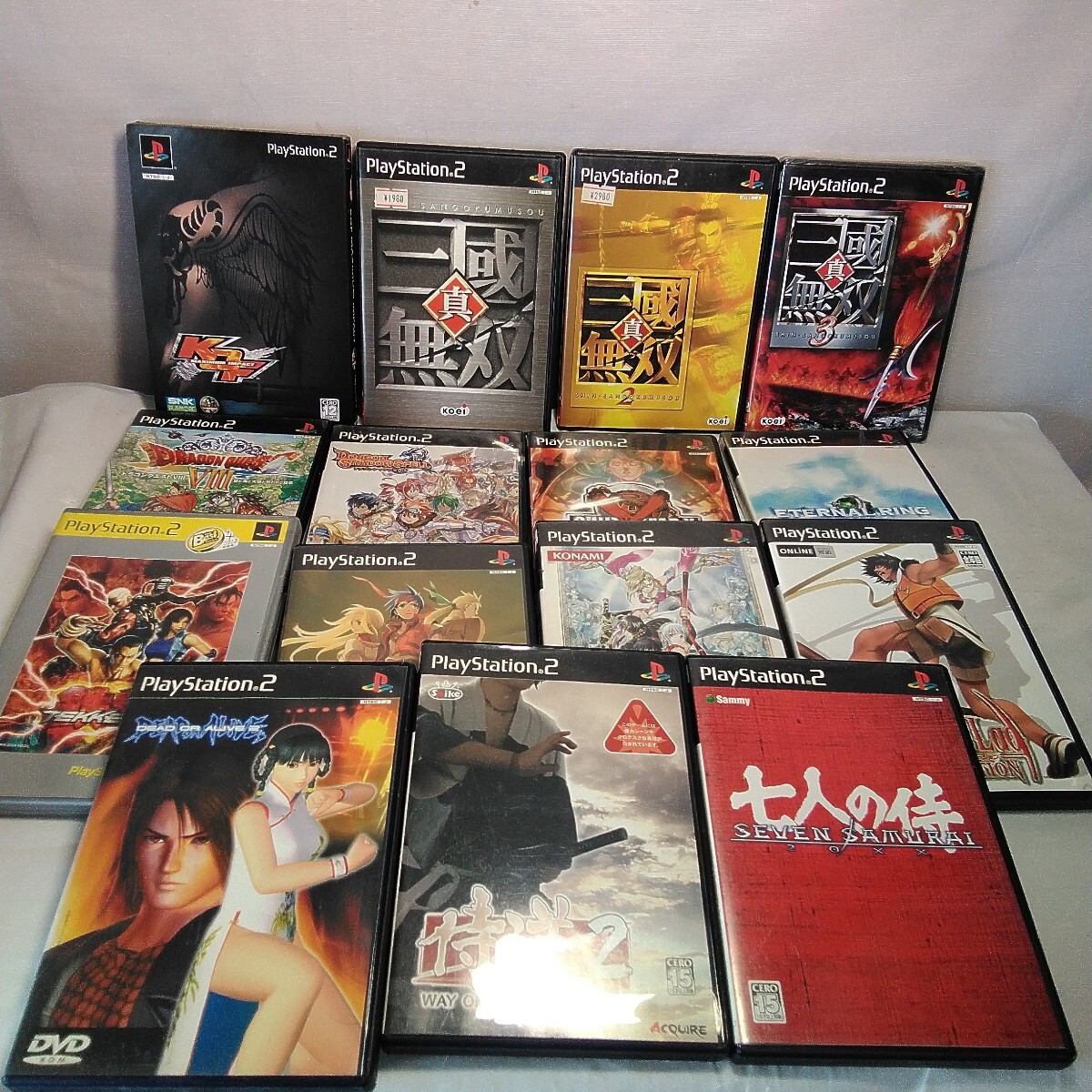 プレイステーション2 ソフト 三國無双 侍道2 鉄拳 ギルティギアなど拍卖