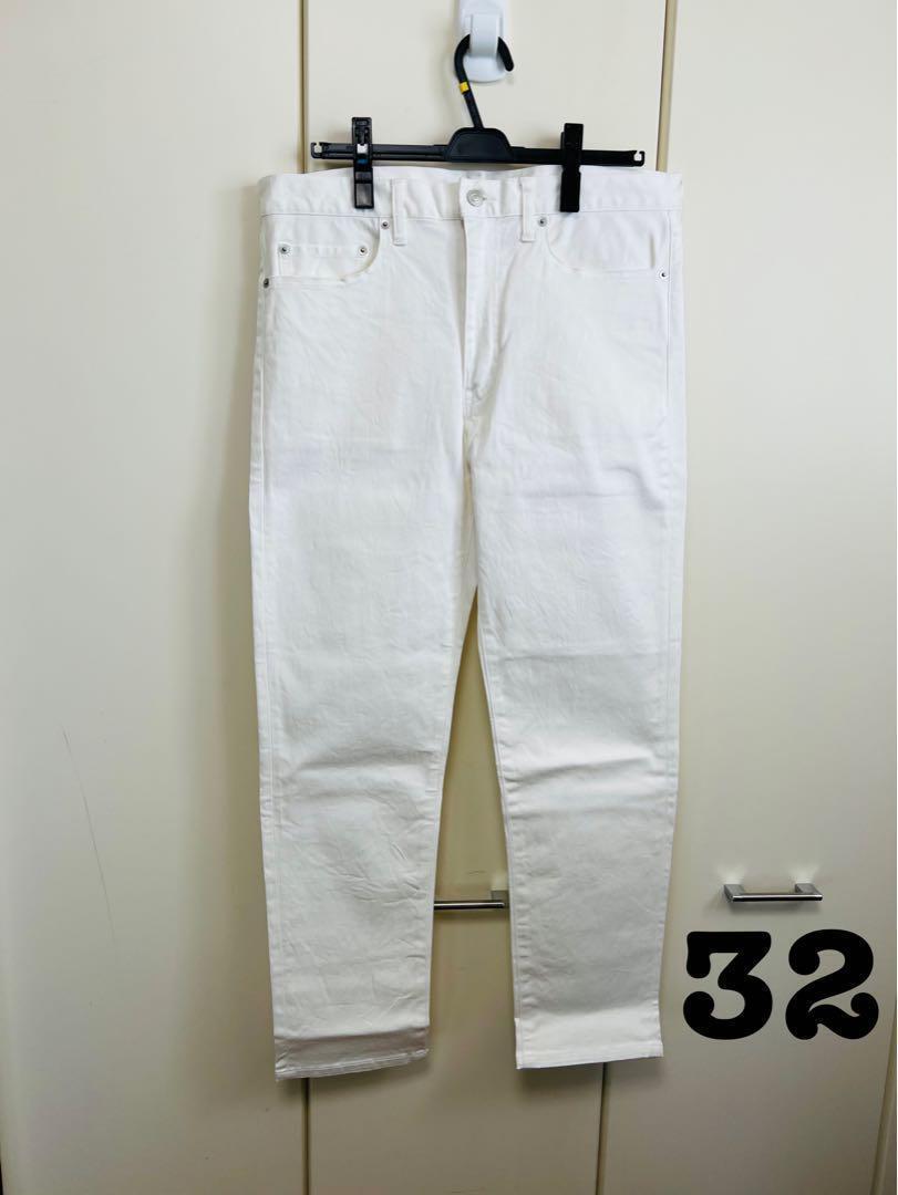 未使用 トリプルダブル TDC-001 チノパン ストレート ホワイト 32拍卖
