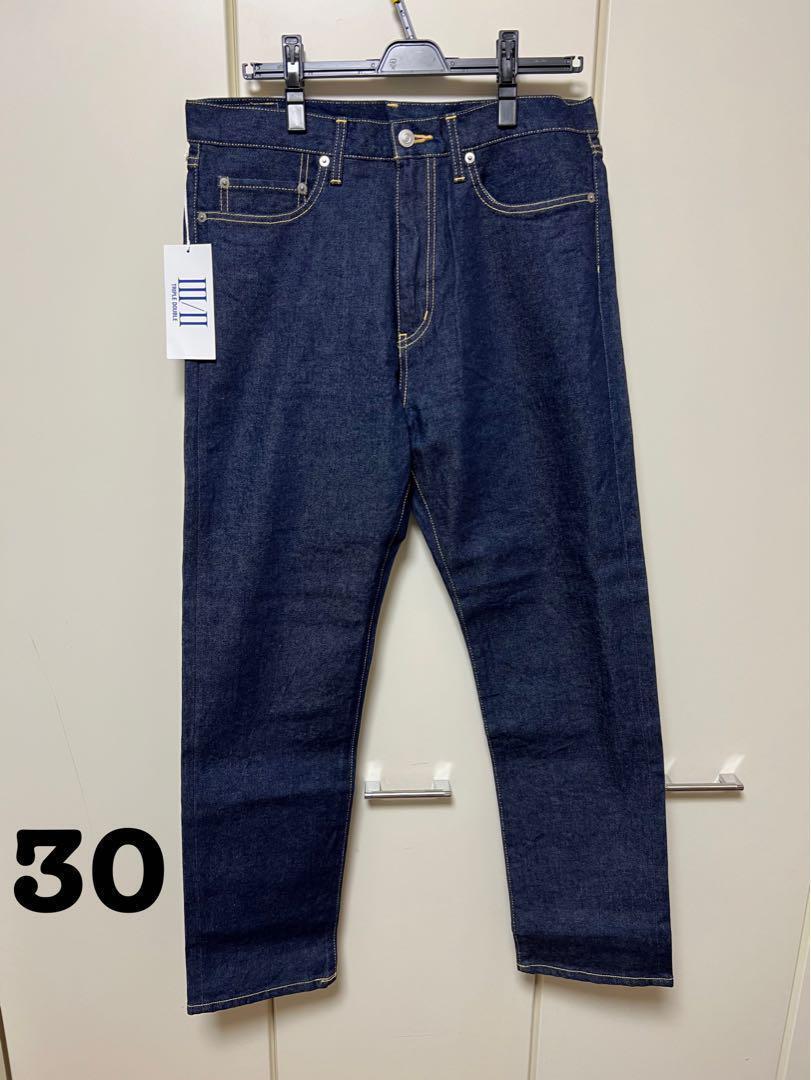 未使用品 TRIPLE DOUBLE 30 インディゴデニム TDS-001拍卖