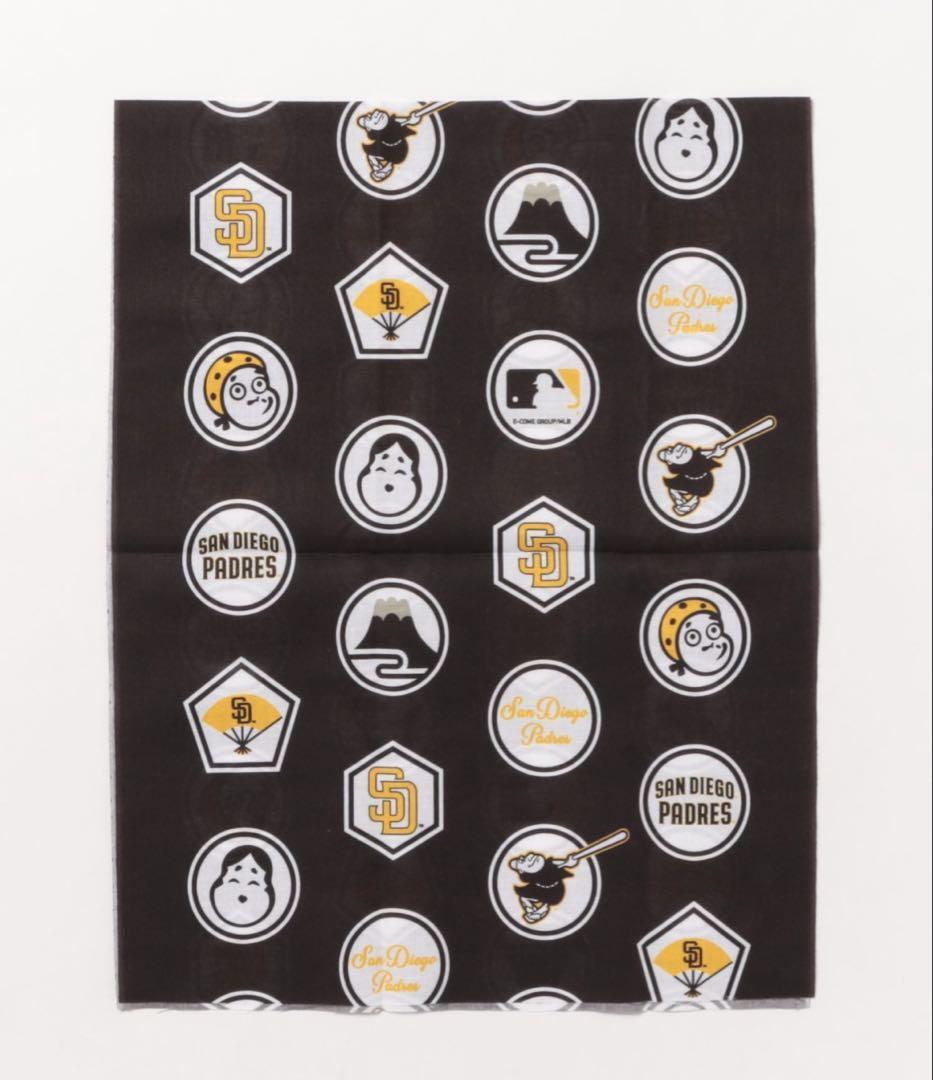 新品 MLB 手ぬぐい ハンカチ ハンドタオル ブラウンその他 パドレス拍卖