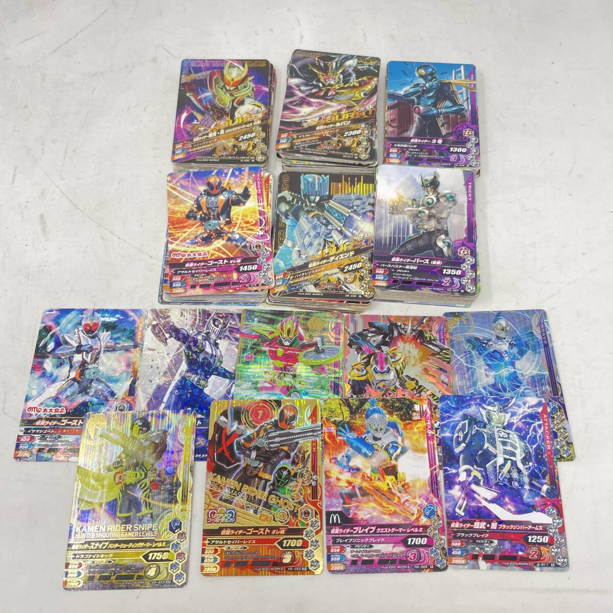 ジャンク 仮面ライダーバトル ガンバライジング カード まとめ 約140枚 SR S R 60拍卖