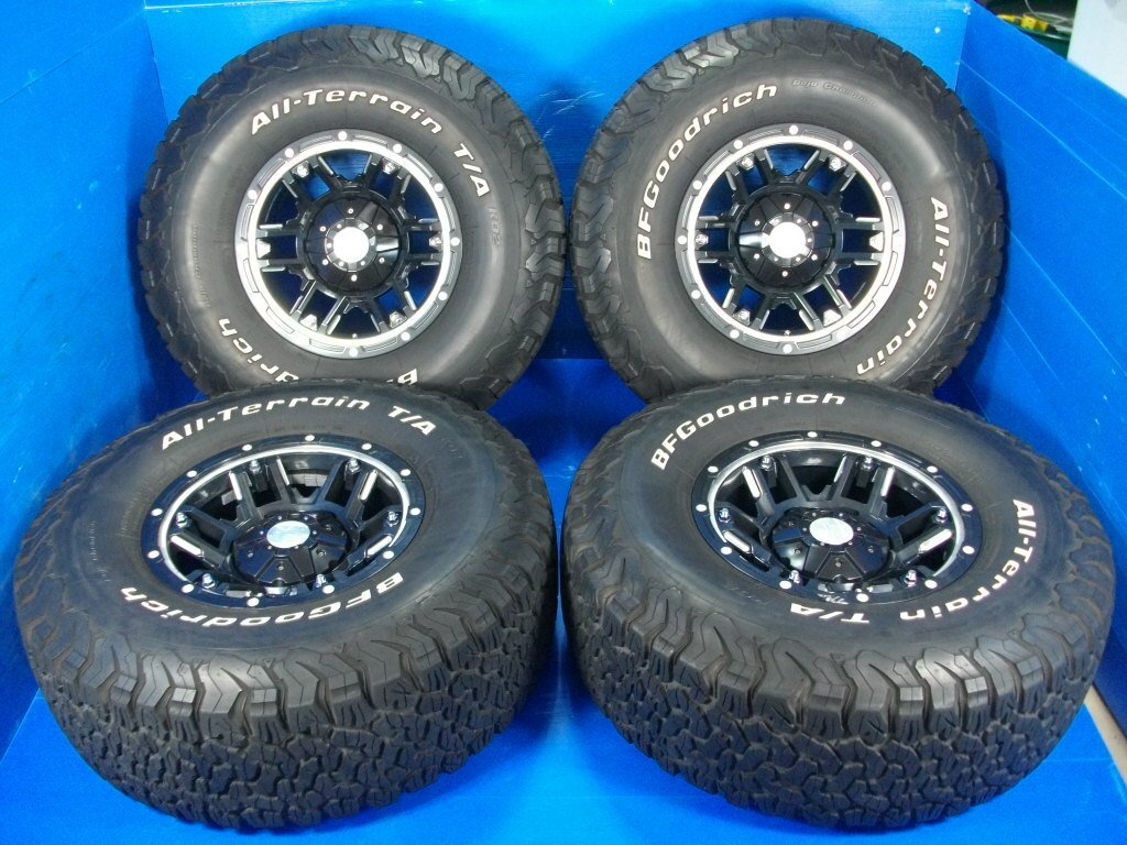 【H】PROCAST 17インチ 9.0J +10 6H PCD139.7 BFGoodrich All-Terrain T/A KO2 37×12.50R17LT 2016年製 4本セット プラド FJクルーザー拍卖
