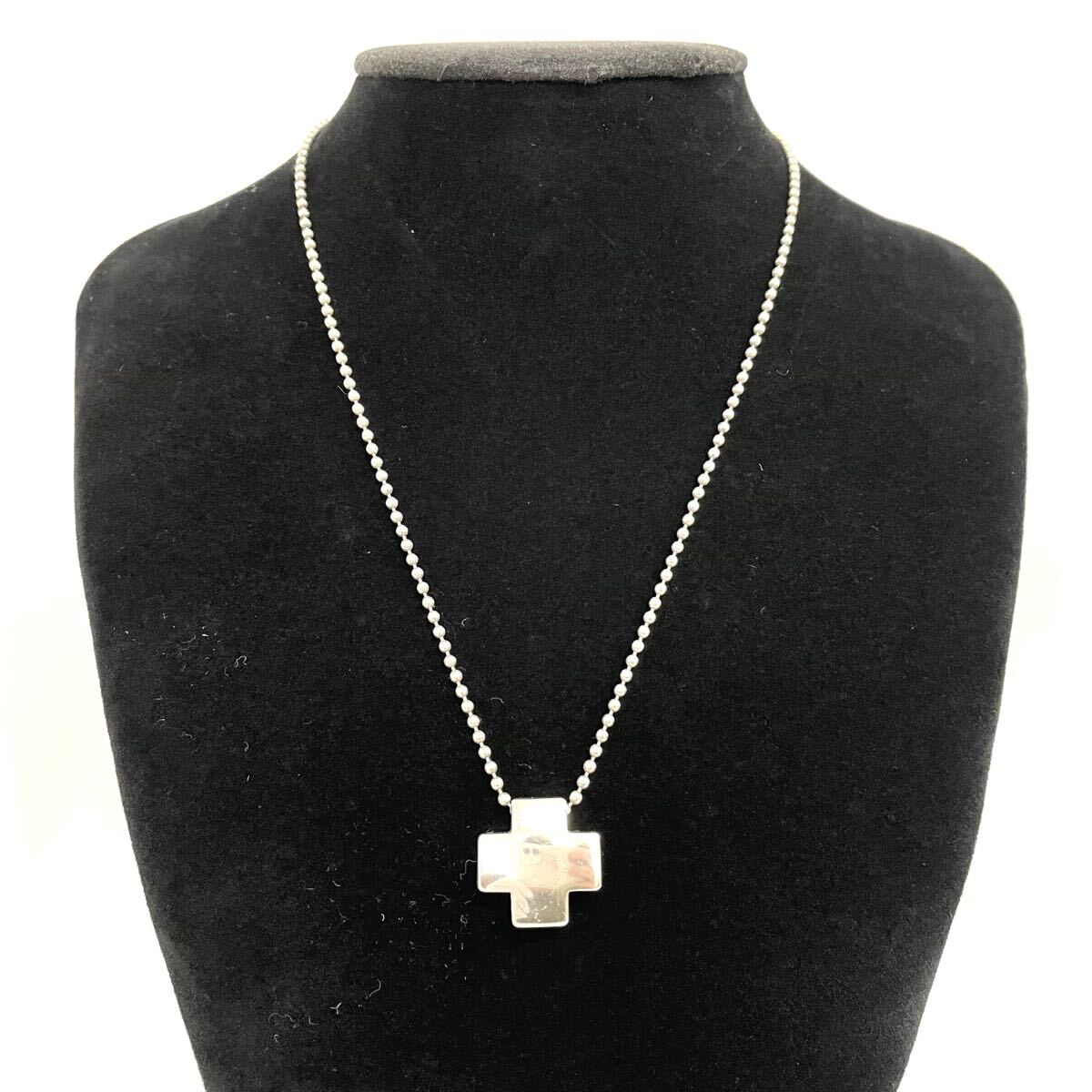【51826】 Tiffany ティファニー ローマン クロス ネックレス 925 14.4g 現状品拍卖