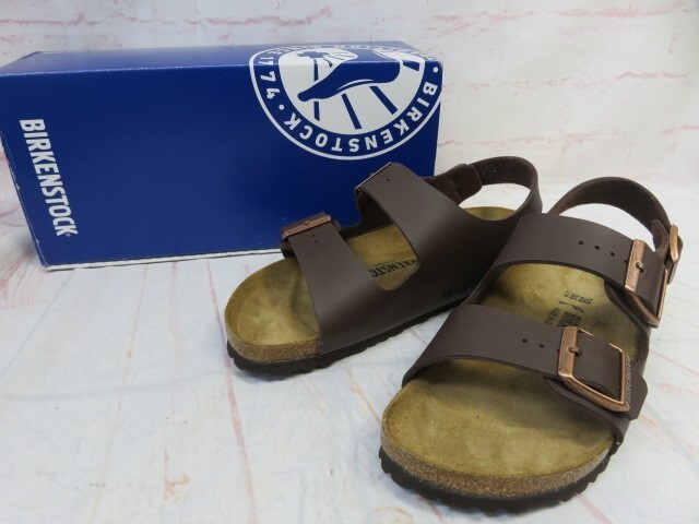 箱有 BIRKENSTOCK ビルケンシュトック サンダル Milano BS ブラウン 24.5cm 991863145#2拍卖