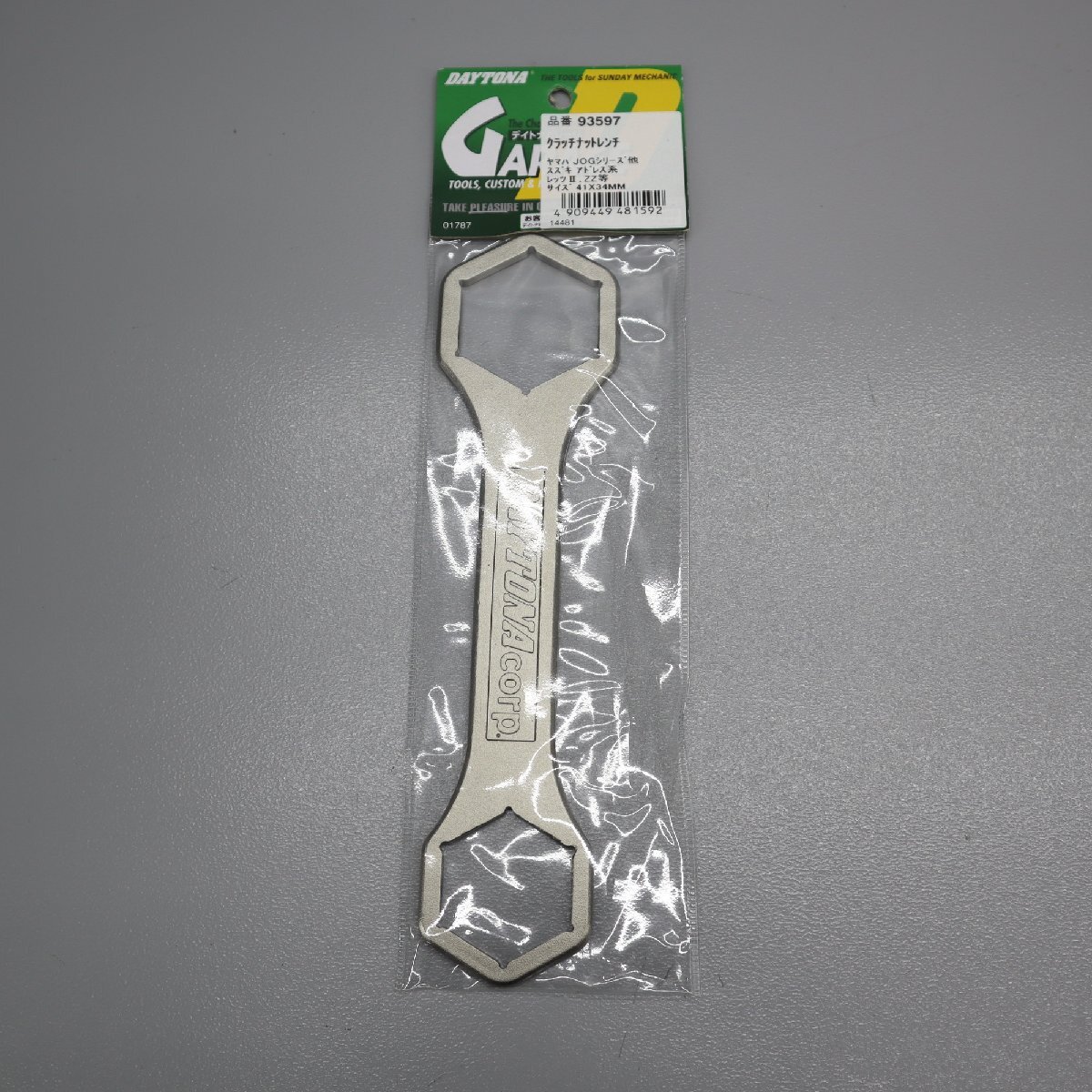 ♪93597 DAYTONA デイトナ クラッチナットレンチ 41X34 (ハウジング脱着用特殊工具 JOG ジョグ アドレス レッツ2 ZZ 等) 250714RE0076拍卖