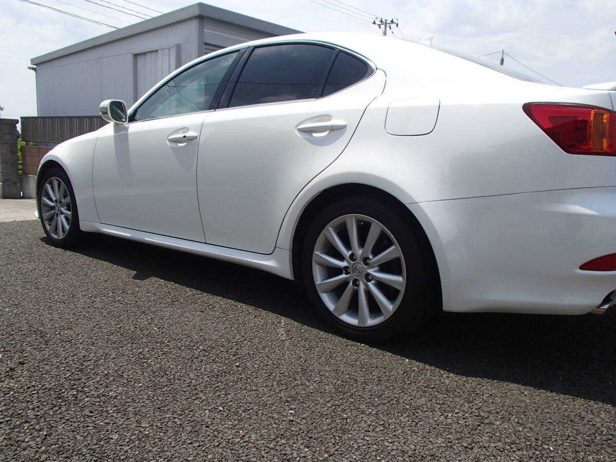 Q71 レクサス 純正 17インチアルミホイール + 225/45R17 225/45RF17 ノーマルタイヤ 4本 LEXUS IS250 IS350 IS 夏タイヤ POTENZA GSE20拍卖