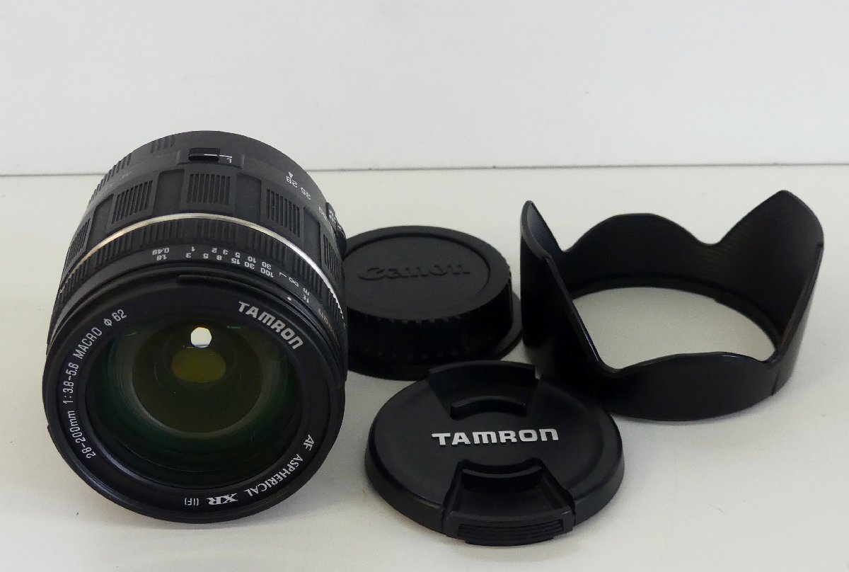 ☆TAMRON タムロン AF ASPHERICAL XR IF 28-200mm F3.8-5.6 MACRO キャノンマウント USED☆拍卖