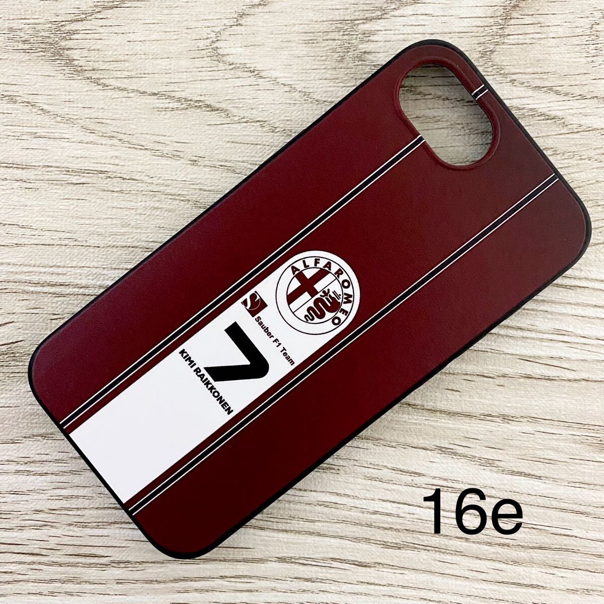キミ・ライコネン #7 iPhone 16e ケース F1 アルファロメオ スマホ拍卖