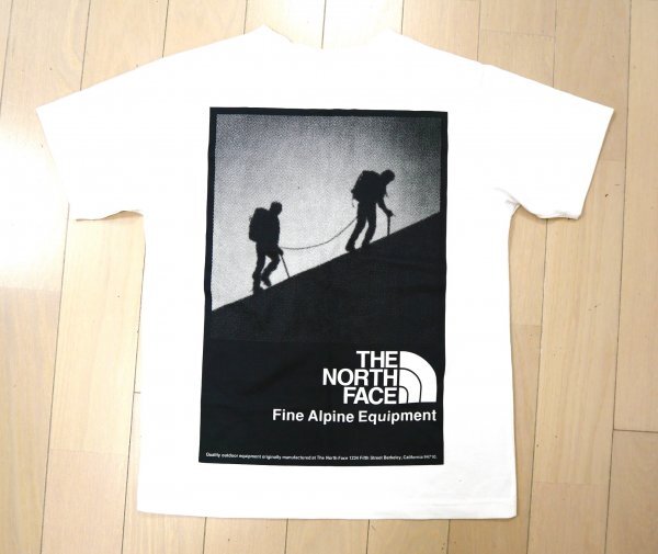 ザ・ノースフェイス THE NORTH FACE ★ シャツ ★ ホワイト・プリント・ロゴプリント入り拍卖