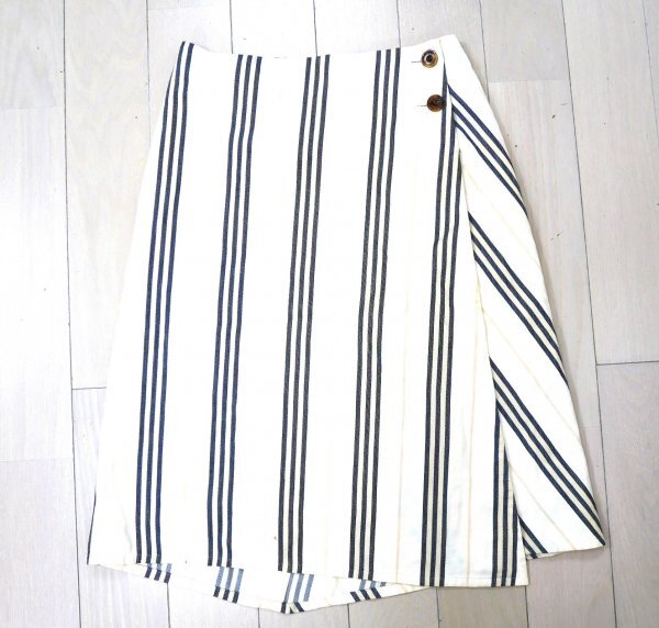 Burberry バーバリー ロンドン ★ ベージュ・ストライプ柄 ★ スカート拍卖