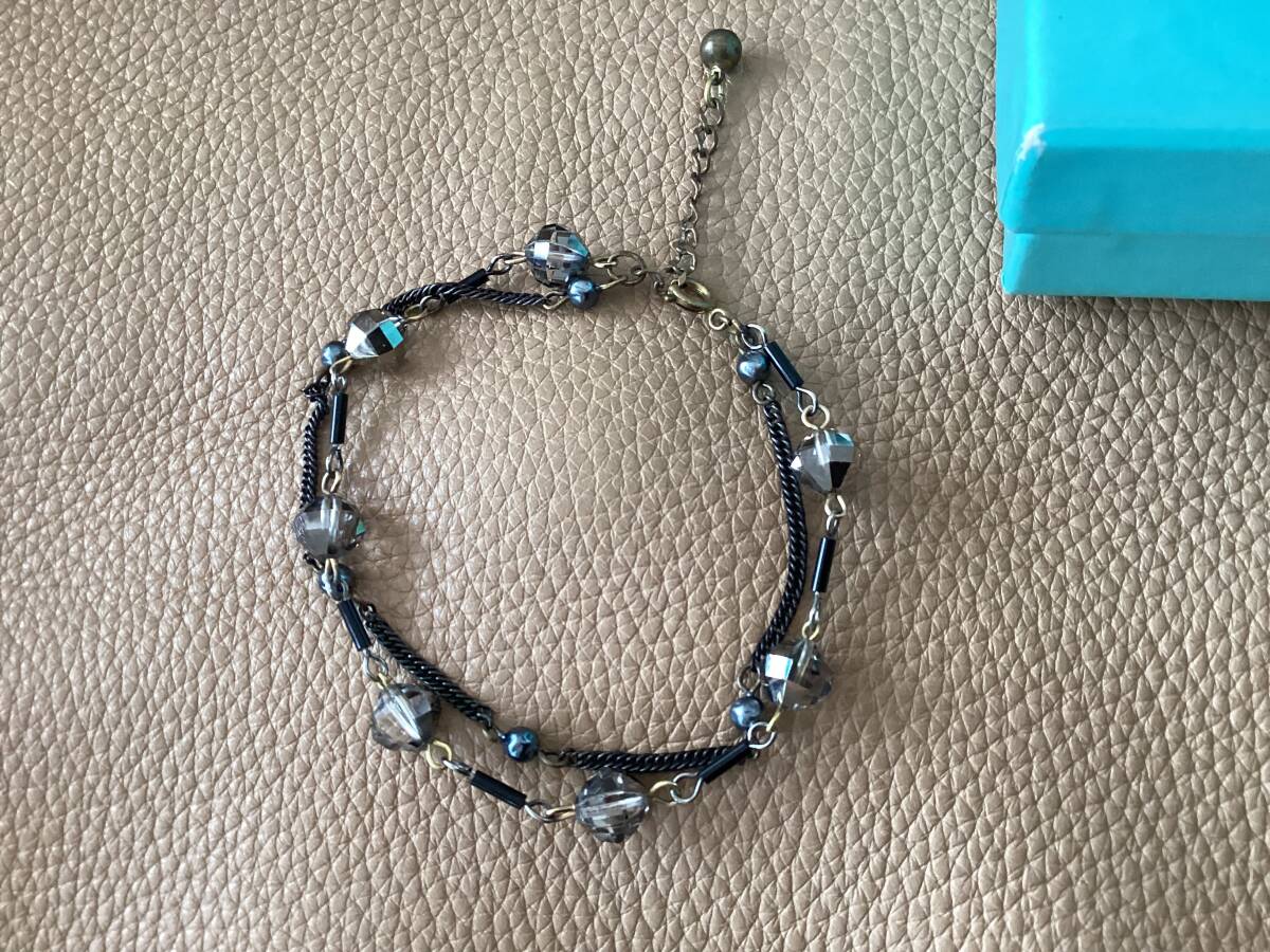 ★美品★トゥモローランド クリスタルモチーフ2連ブレスレット拍卖