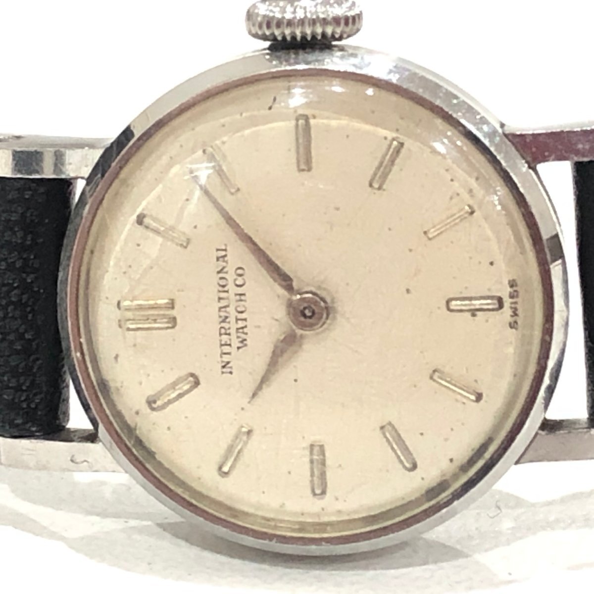 IWC インターナショナルウォッチカンパニー 手巻き シルバー文字盤 レディース腕時計拍卖