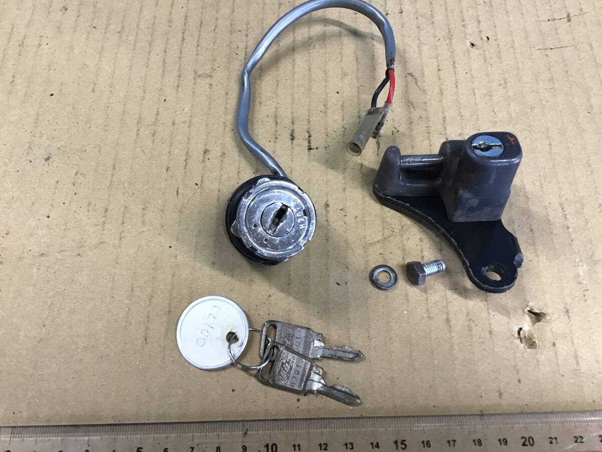 ホンダ イグニッションスイッチ キー シートロック CL100 H2013 ( 検、C100 C110 )拍卖