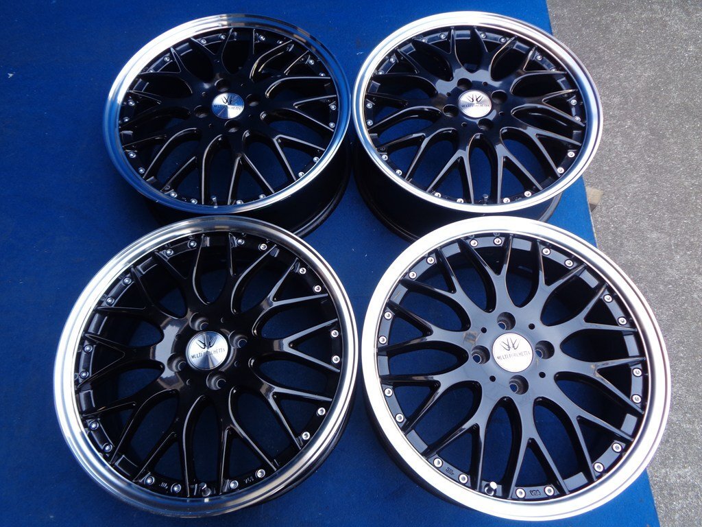 【送料込み】★ フィット フリード 等 ★ ロクサーニ マルチフォルケッタ ★ 6.5J/+52 PCD 100 ★ ブラック メッシュ ★ 4本セット ★拍卖